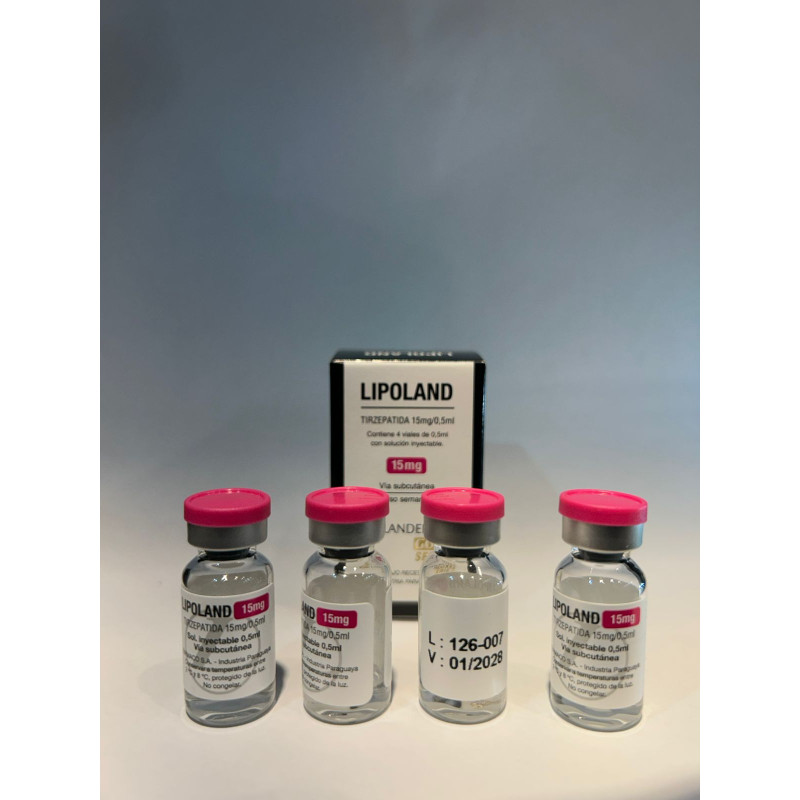 OFERTA Tirzepatida Lipoland 15MG / 0.5ML - 1 ampola