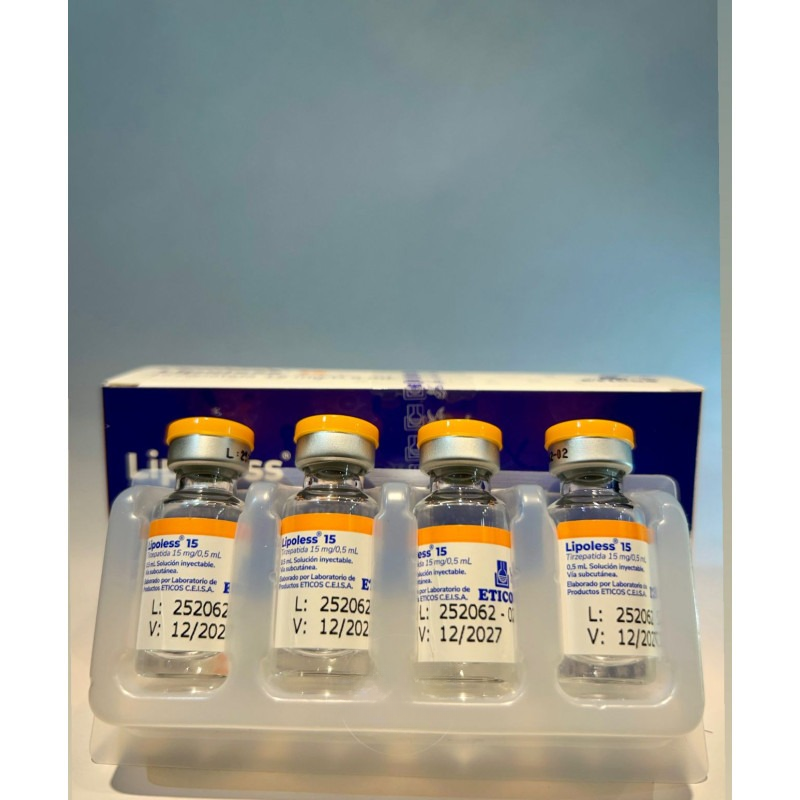 Lipoless 15 Tirzepatida 15MG/0,5ML (4 Frascos com Solução Injetável)